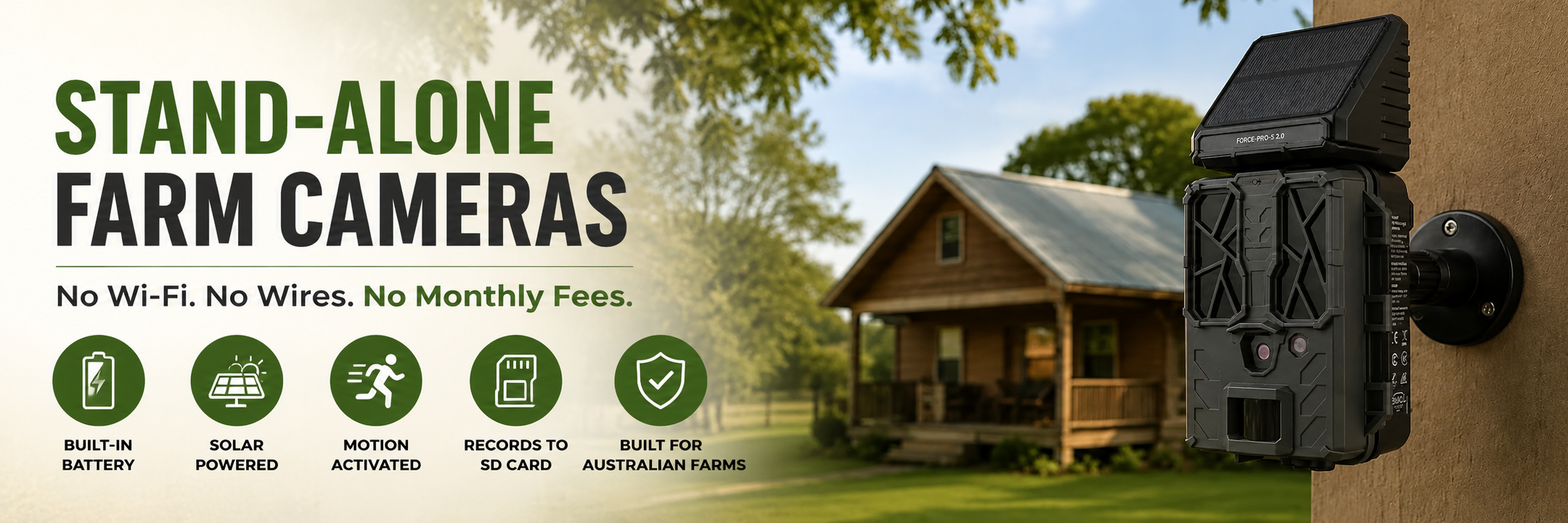 Wireless Farm Cameras Without 4G | Local Storage & WiFi Cameras ...