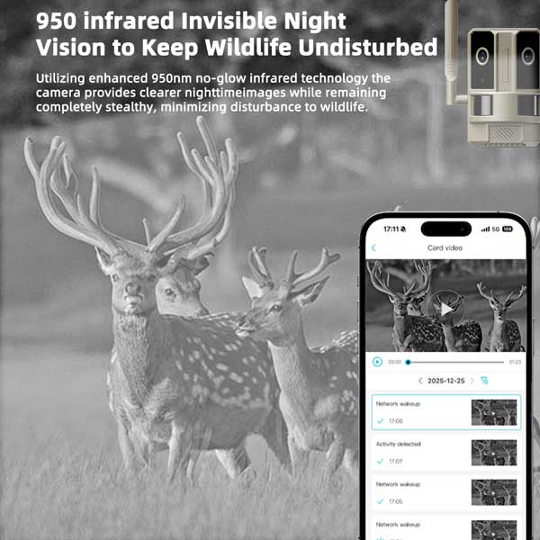 D180 Security Camera infrared showcase
