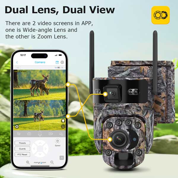 ProCam 20x Zoom PTZ Camera dual lens showcase